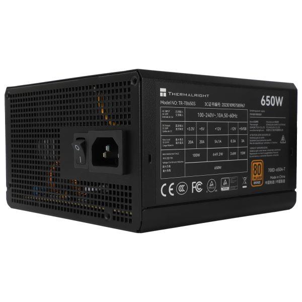 Thermalright Power Supply TB-650S 650W 80 Plus Bronze Thermalright Power Supply TB-650S 650W 80 Plus Bronze